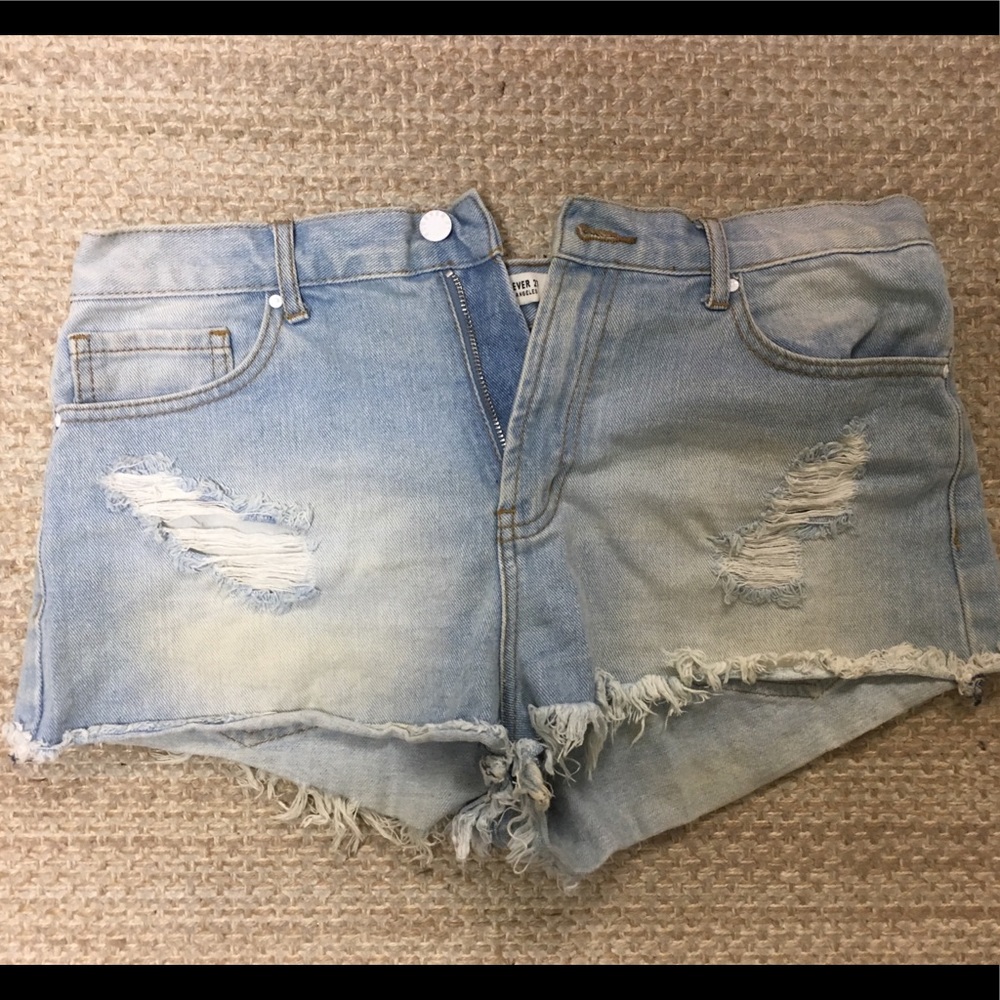 Distressed festival shorts